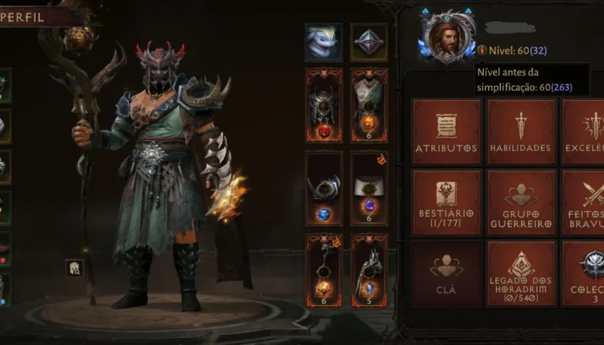 Conta no Diablo immortal