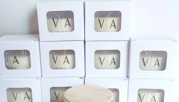Lembrancinha Vela Casamento Personalizada 120g