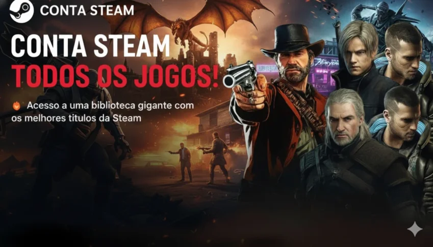 Steam Offline! Pague 1 Vez E Leve 3 De Uma So Vez! +Jogos In