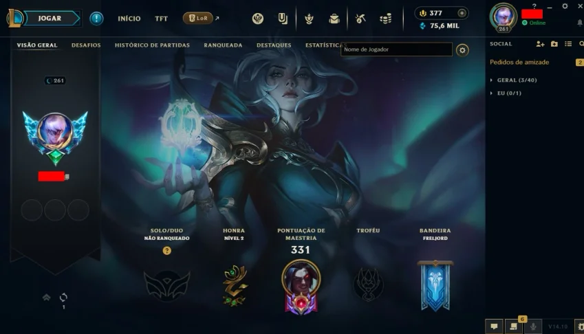 Conta League of Legends - 478 Skins