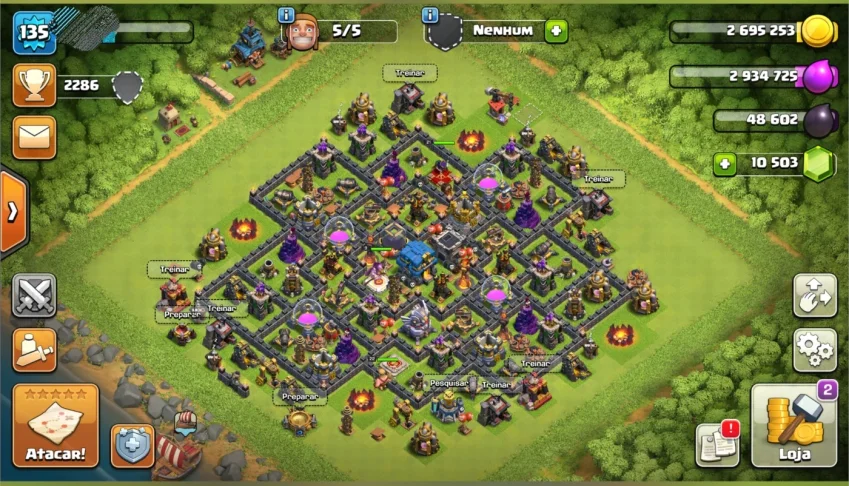 Clash of Clans CV 12 Barato 10kk + de gemas