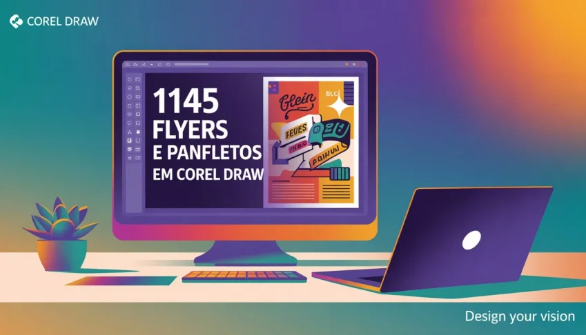 1145 Flyers E Panfletos Editáveis Em Coreldraw (Cdr)