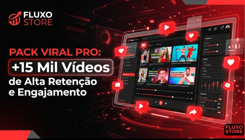 Pack Viral Pro +15 Mil Vídeos de Alta Retenção e Engajamento