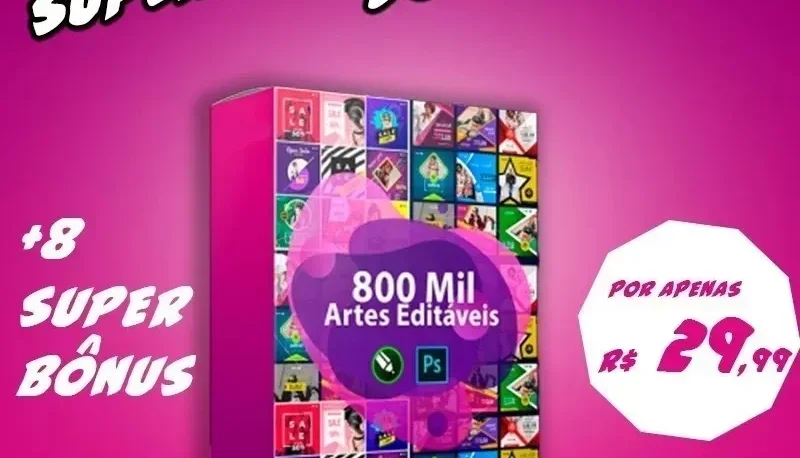 O + Completo Mega Pack Do Designer Com Atualizações Mensais!