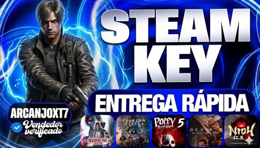Steam Key - Chave Aleatória - Entrega Rápida