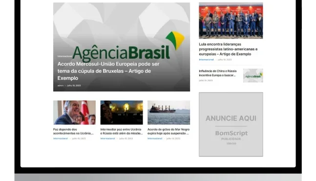 Script Portal De Notícias