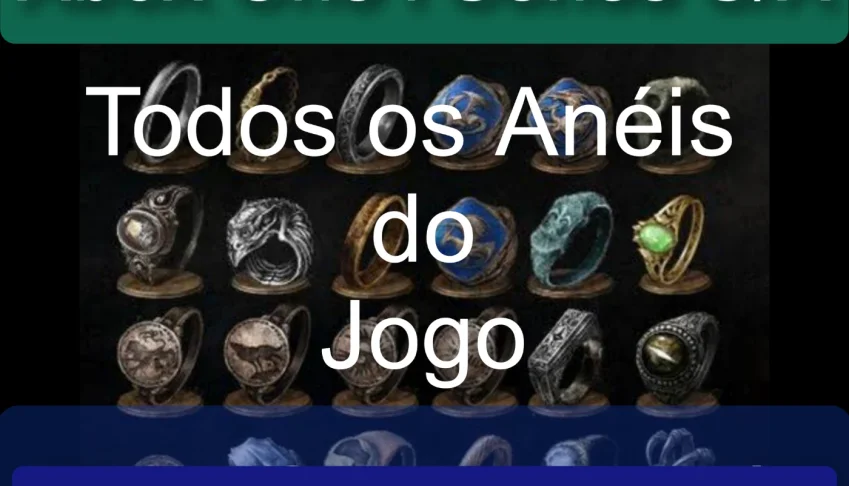 Dark Souls 3 -Todos Anéis do jogo-Ps4/5, Xbox S/X, Steam Pc