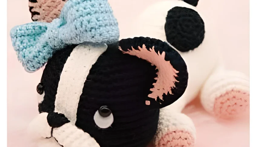 Receita em PDF - Cachorro Boston Terrier Amigurumi