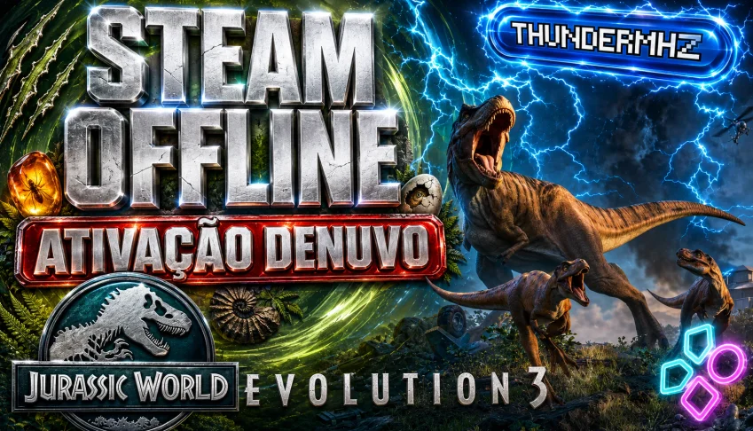 Jurassic World Evolution 3 Dlx + Rebirth Expansion -STEAMOFF