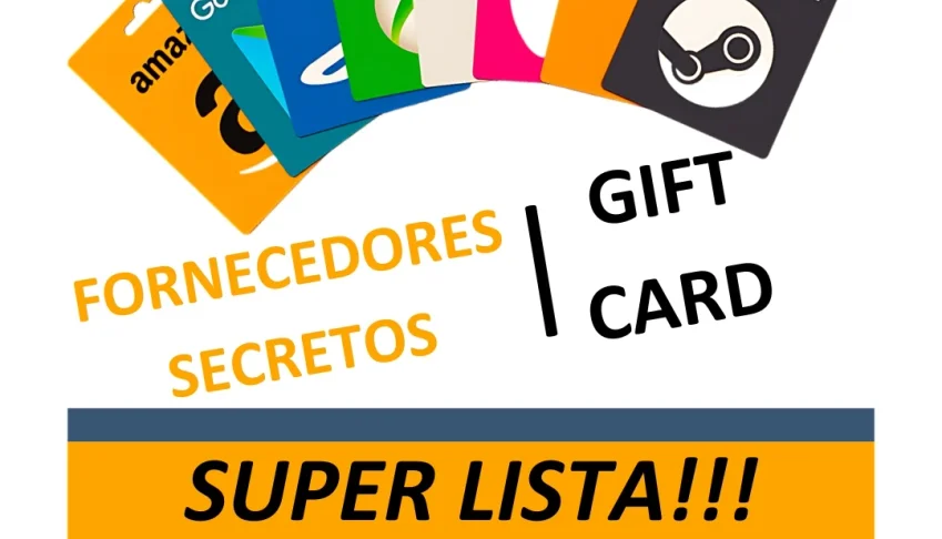 Lista Secreta De Fornecedores De Gift Cards