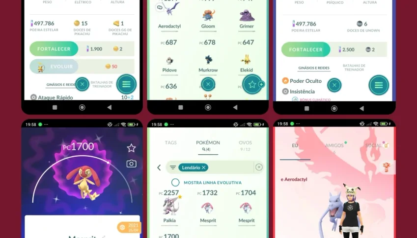 Pokemon Go Lvl40 | Palkia + Mesprit Shiny  + Unown D008