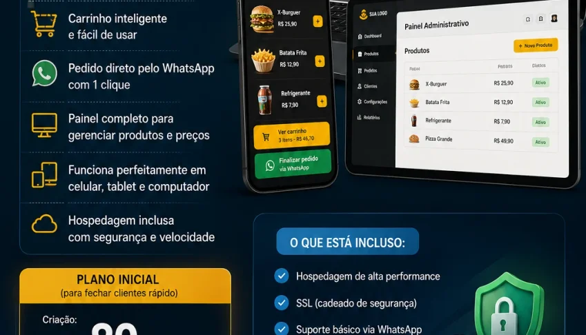 Cardápio Digital para Delivery