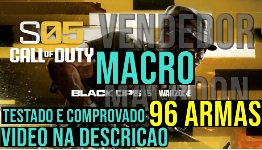 MACRO COD WARZONE 3 + BLACK OPS 6 - MOUSES RAZER (VITALICIO)