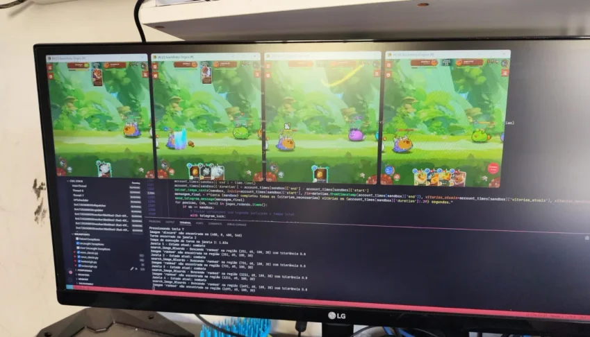 Bot Axie Infinity + Código fonte Python