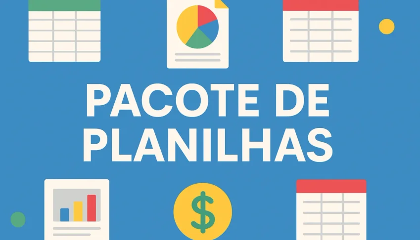 🔥 Super Oferta: Pacote de Planilhas Profissionais! 🔥