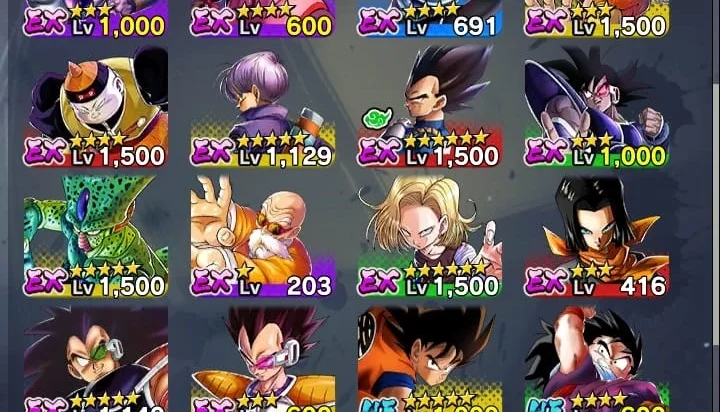 Conta Full Dragon Ball LEGENDS