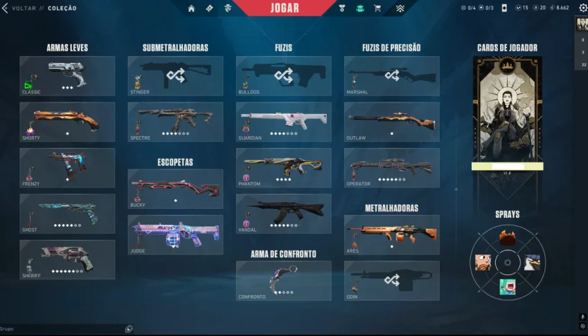 Conta valorant + lol, 4393,00 gastos