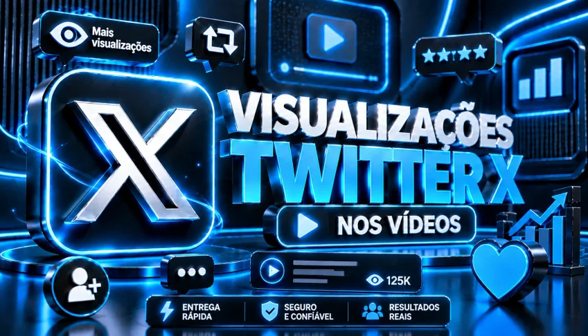 Twitter/X Visualizações Em Vídeos + Alcance [Entrega Rápida]