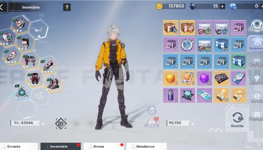 King C4, Samir C5, Cocoritter C2 e mais. 43046 lvl73 GRUS