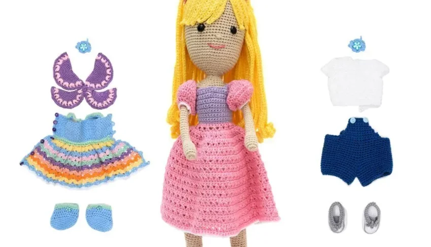 Boneca Jéssica em amigurumi