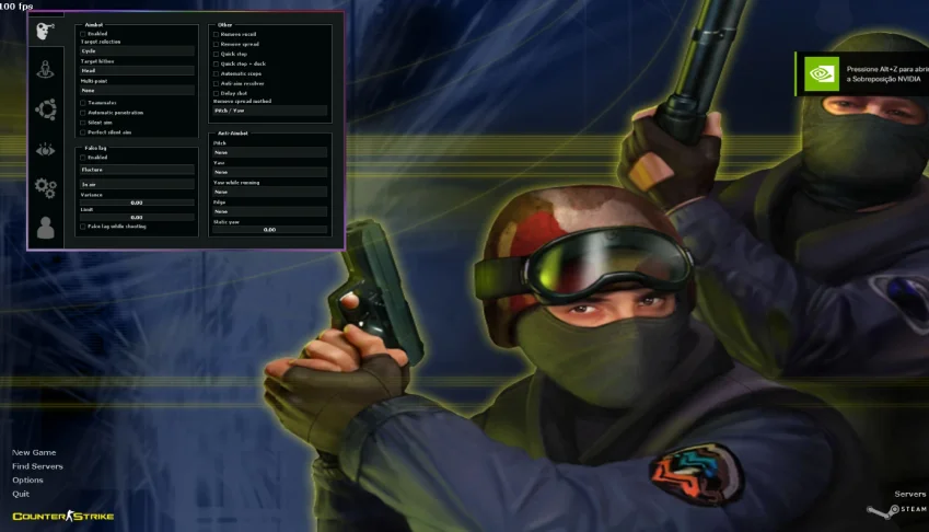 Cs 1.6 Hack v9 Completo [Steam\No Steam] [ No Ban] Vítalicio