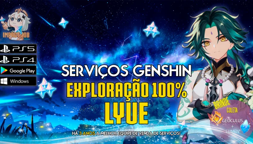 Serviços Genshin - Exploração 100%: Lyue