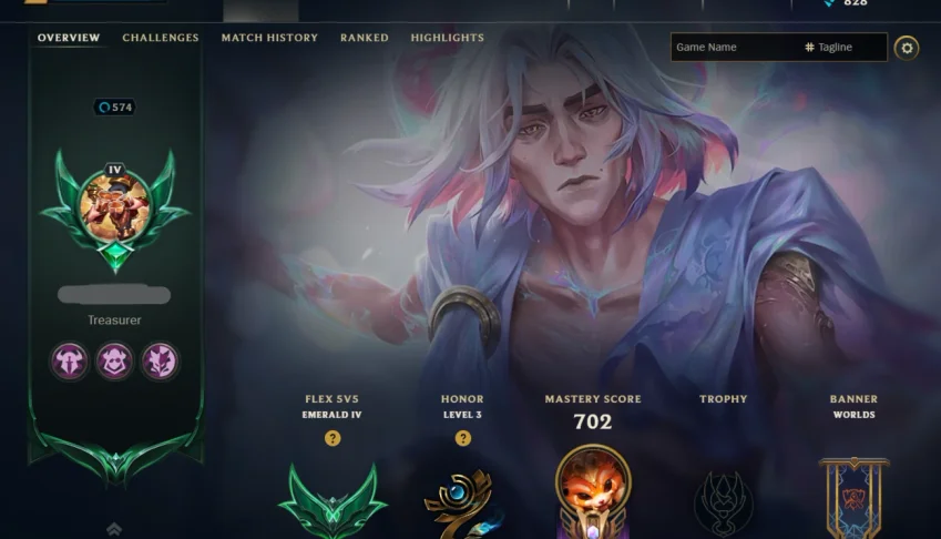 Conta de LoL Negociavel LvL 574 | 461 Skins | Elo Esmeralda