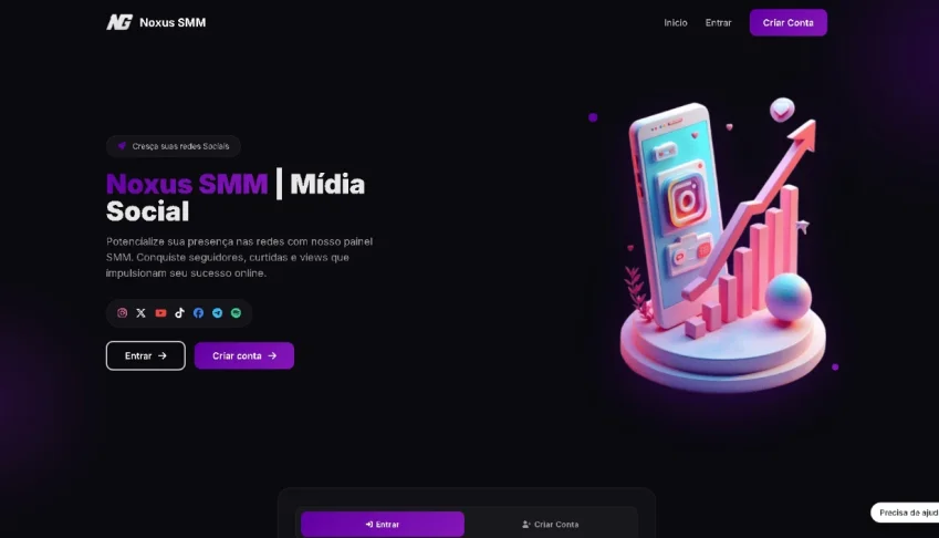 Tenha Seu Painel De Smm E Sms + Painel Admin