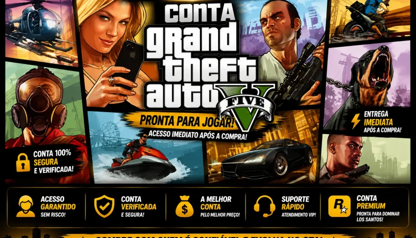 Conta GTA V | Pronta para Jogar | Entrega Automática Full ac