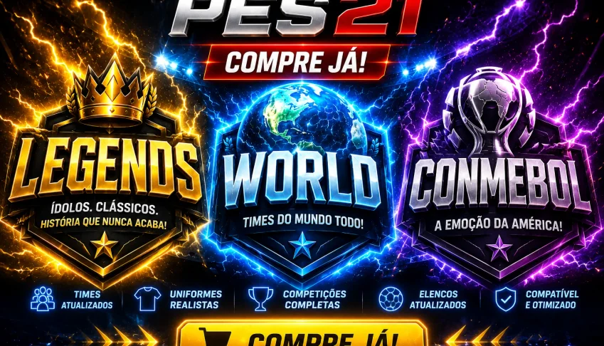 Patch WORLD GOGOSZ + CONMEBOL + LEGENDS MARFUT/GOGOSZ PES 21