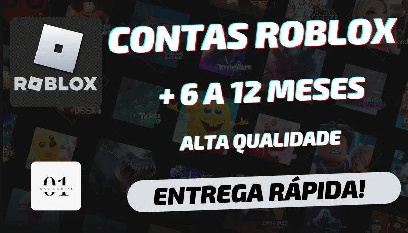 CONTAS ROBLOX + 6 A 12 MESES [ALTA QUALIDADE]
