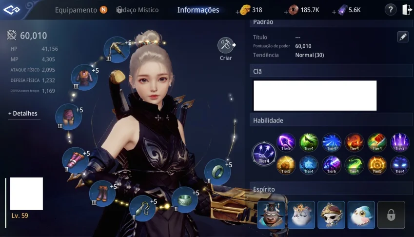ARBALIST LVL 59 COM 60K DE PODER SERVIDOR SA