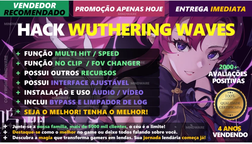 HACK WUTHERING WAVES v3.6🚀100% SEGURO E PRIVADO RECOMENDADO
