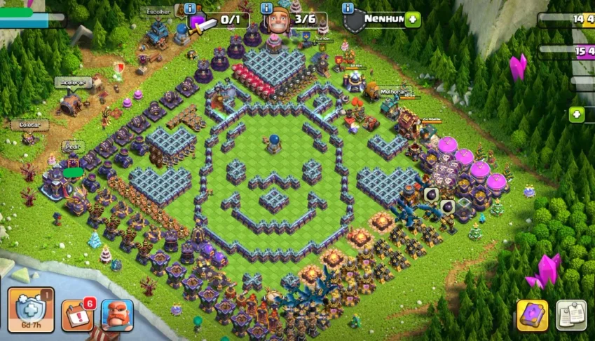 Conta Clash Of Clans Cv15