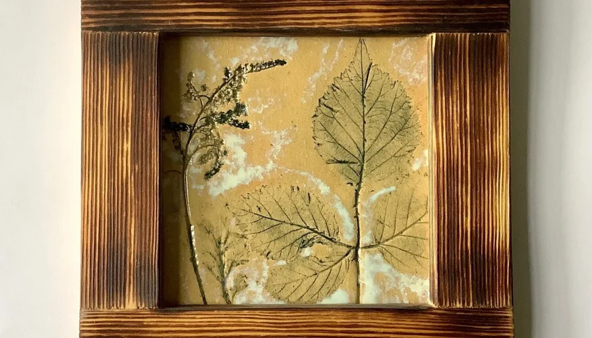 Quadro Decorativo Botânico Feito à Mão