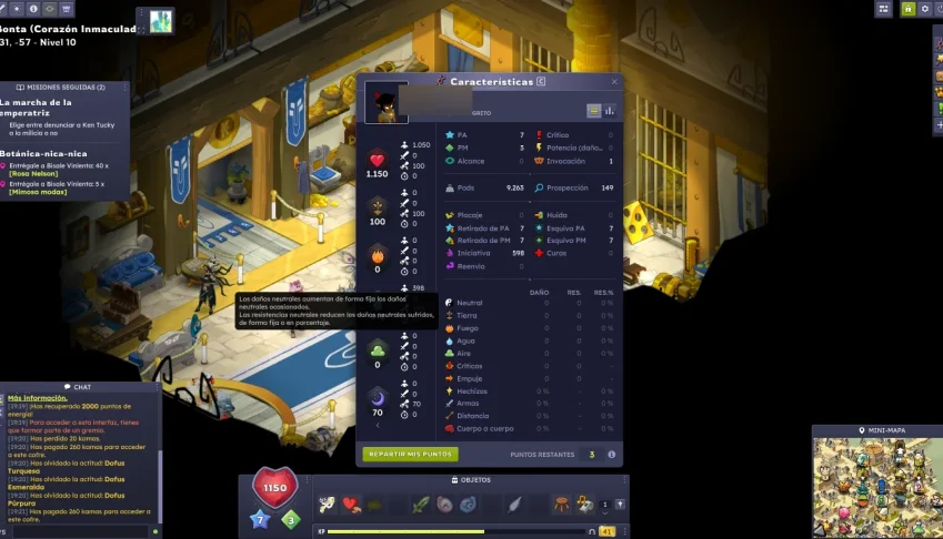 Vendo conta de Dofus 3.