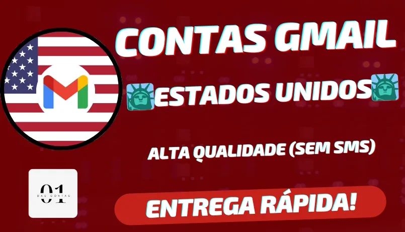 CONTAS GMAIL 🗽 IP USA 🗽 [ALTA QUALIDADE] + SEM SMS
