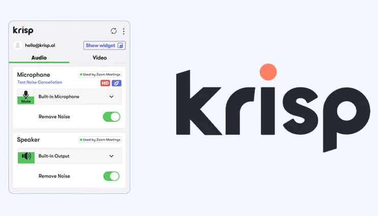 Software Krisp - Cancelamento de Ruído