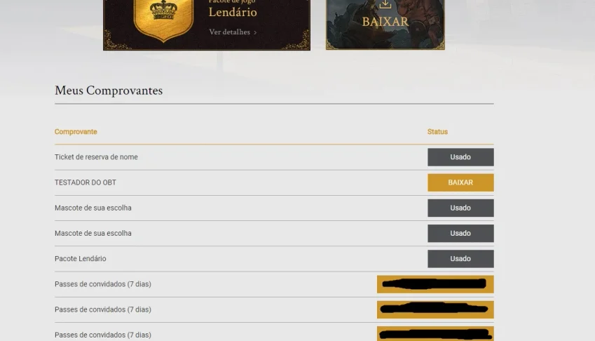 Black Desert Online - Passes de convidados (7 dias)