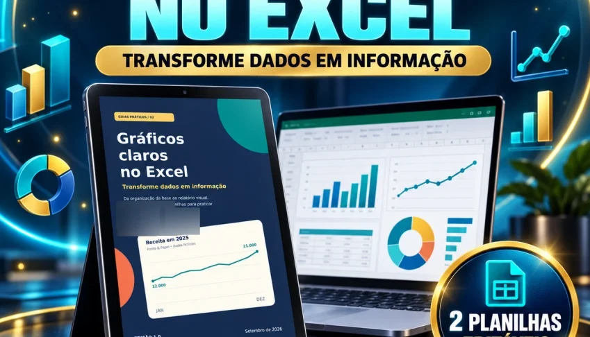 Gráficos Claros no Excel: Transforme Dados em Informação