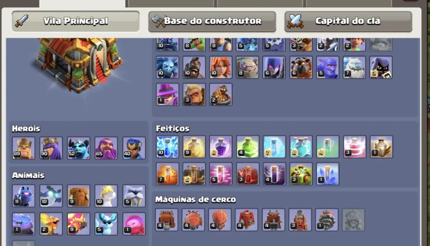 Recém cv16 clash of clans