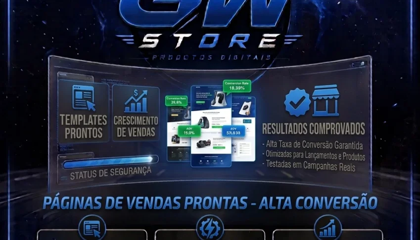 Páginas de vendas prontas