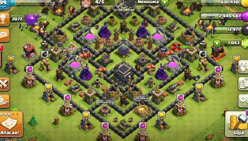 Conta Clash of Clans