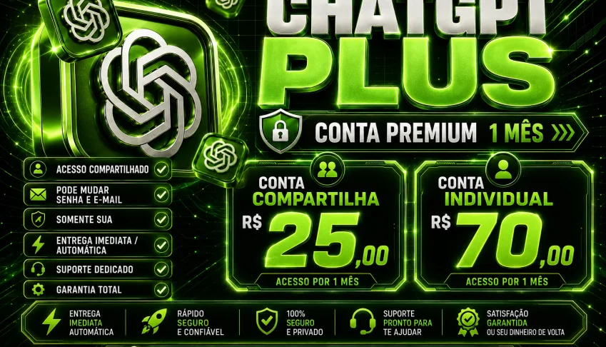 Conta Chat GPT Plus | 30 Dias