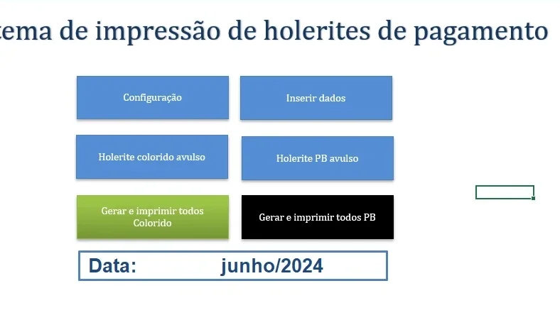 Planilhas para Holerite + Mini Sistema Holerite (EXCEL)