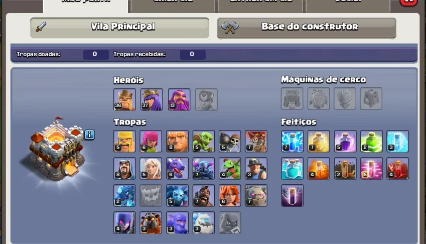 Clash of Clans cv11 semi full