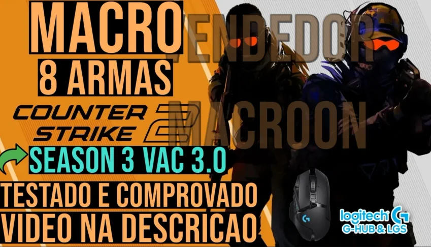 MACRO Counter Strike 2 No Recoil - MOUSES LOGITECH - CS2