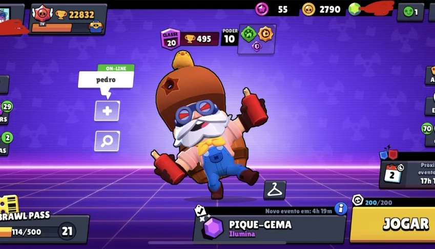 conta muito boa brawl stars lvl 123