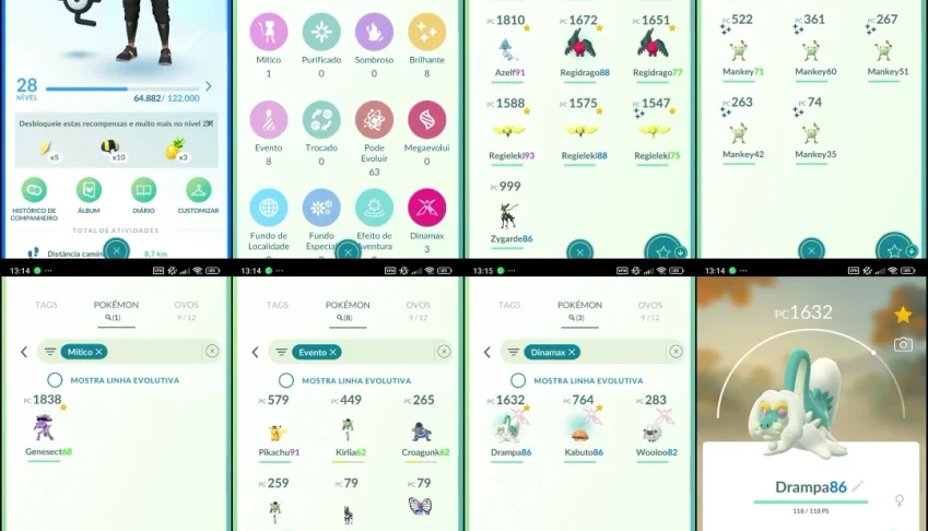 Nível 28 – Giratina + Regieleki + Zygarde + Mítico D206