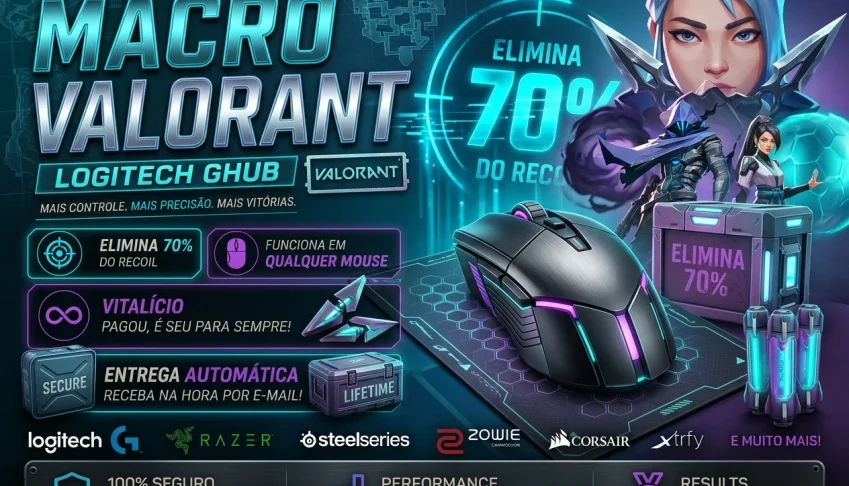 Valorant Macro 100% Seguro Atualizado 2026 MOUSES LOGITECH